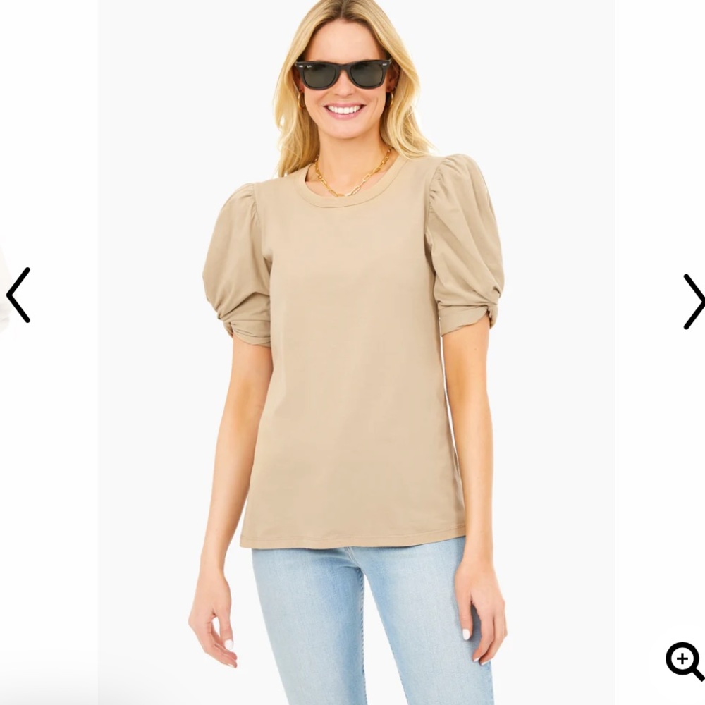 Tuckernuck puff sleeve tee